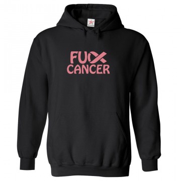Fuck Cancer Classic Unisex Kids and Adults Pullover Hoodie For Cancer Awareness